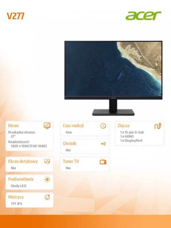 Monitor 27 cali V277 bip