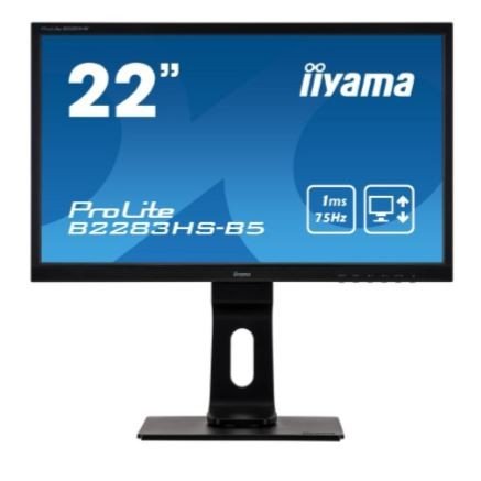 Monitor 21.5 cala B2283HS-B5 HDMI,DP,VGA,TN,FHD,1ms,PIVOT,2x1W,ACR80M