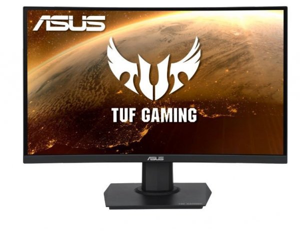 Monitor 23.6 cala VG24VQE TUF GAMING 1500R Curved 165Hz DP HDMIx2 FHD 120Hz PS5 & Xbox Series X/S