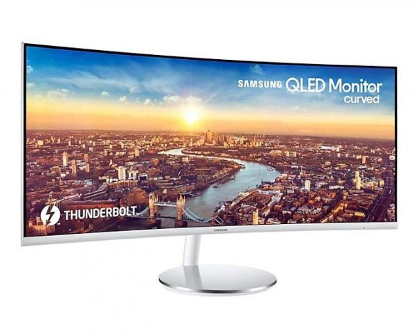 Monitor 34 cale LC34J791WTRXEN VA 3440x1440 Ultra WQHD  21:9 format kinowy 1xHDMI/1xDP/2xThunderbolt 3.0 4ms (GTG) głośniki zakr