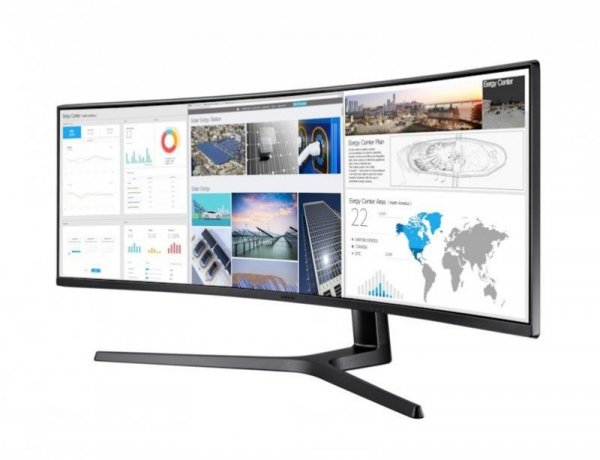 Monitor  49 cali LC49J890DKRXEN VA 3840x1080 Dual FullHD 32:9   1xHDMI 2xUSB-C 1xDP 5ms HAS głośniki zakrzywiony 3Y NBD