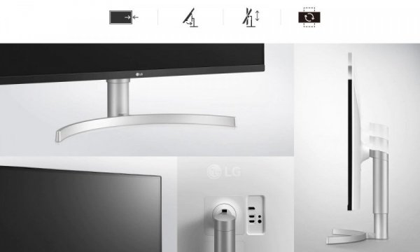 Monitor LG 32UN650-W 31.5&quot; 4K IPS HDR 10 z wbudowanymi głośnikami