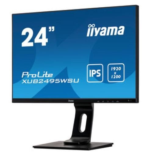 Monitor 24 cale XUB2495WSU-B3 IPS,PIVOT,16:10,DP,HDMI,VGA,4xUSB,2x2W