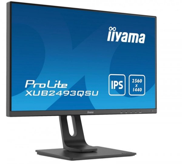 Monitor 23.8 cala XUB2493QSU-B1 IPS,QHD,HDMI,DP,USB3.0,2x2W,PIVOT