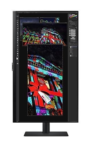Monitor  27 cali LS27A800UNUXEN IPS 3840 x 2160 UHD 16:9   1xHDMI 1xUSB-C (90W) 1xDP 3xUSB 3.0  5ms HAS+PIVOT głośniki płaski 3 