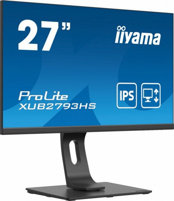 Monitor  27 cali XUB2793HS-B4 IPS, FHD, HDMI, DP, VGA, 2x2W, HAS, 300cd/m2