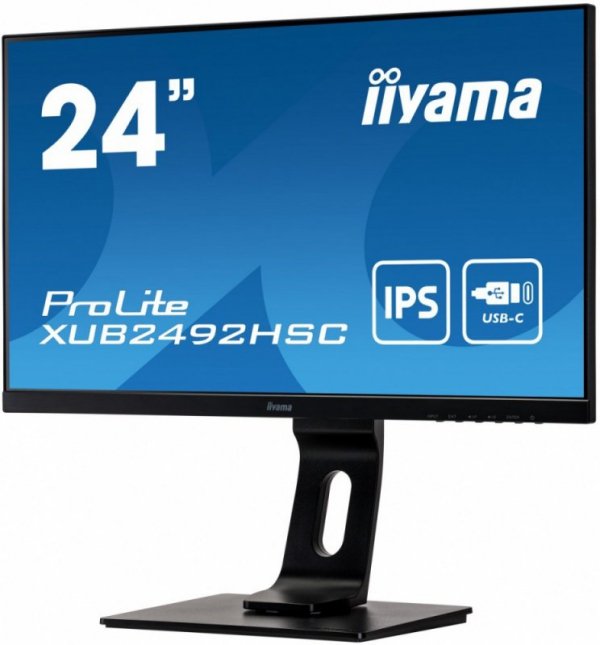 Monitor 24 cale XUB2492HSC-B IPS, FHD, USB-C, HDMI, DP, USB3.0