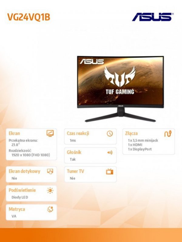 Monitor 24 cale VG24VQ1B