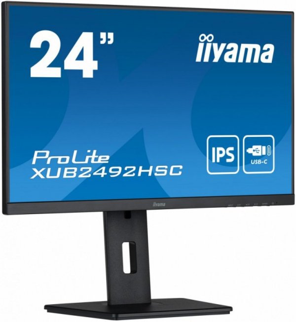 Monitor 24 cale XUB2492HSC-B5 IPS,USB-C,HDMI,DP,USB3.0,HAS(150mm)