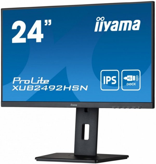 Monitor 24 cale XUB2492HSN-B5 IPS,USB-C Dock,HDMI,DP,DaisyChain,HAS