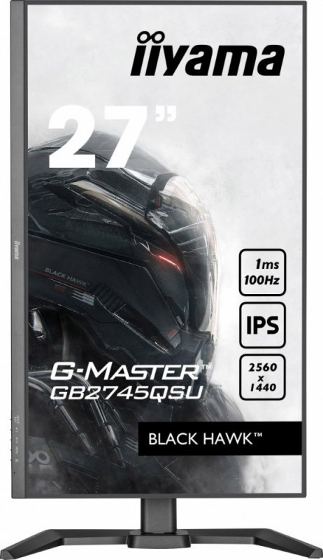 Monitor 27 cali G-Master GB2745QSU-B1 IPS,QHD,100Hz,1ms,2xUSB,2x2W,FreeSync,  HAS(150mm)
