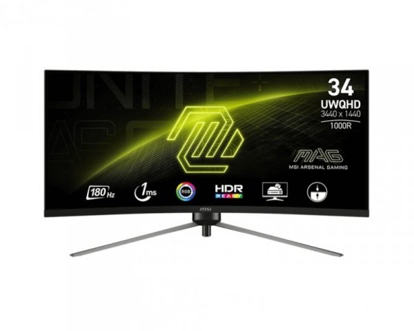Monitor 34 cale MAG 345CQR LED/WQHD/Curved/180Hz/czarny