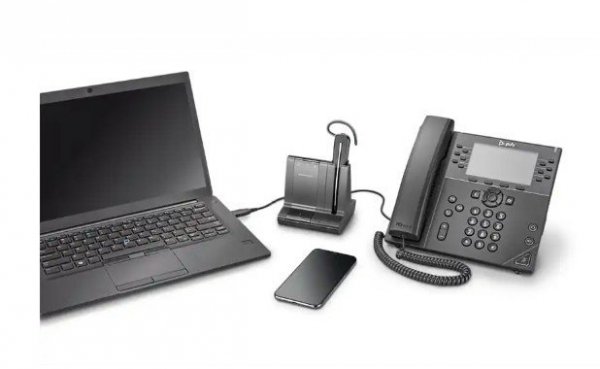 Zestaw słuchawkowy Savi 8240-M z certyfikatem Microsoft Teams DECT 1880-1900 MHz USB-A
