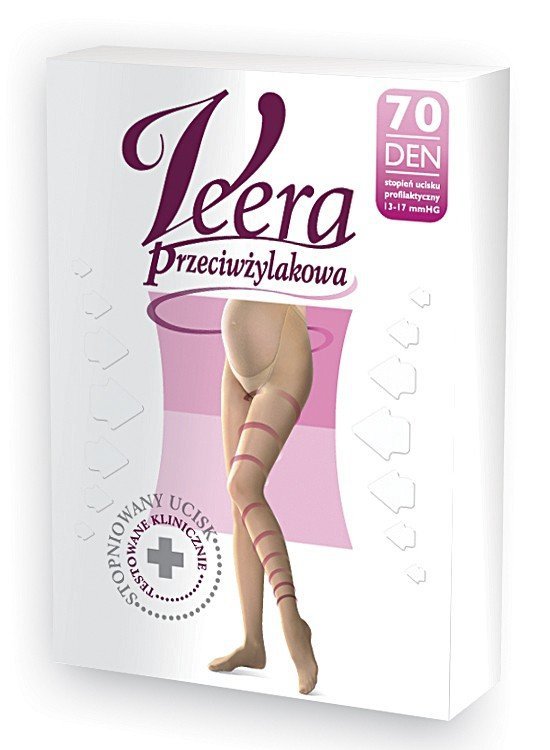 Veera Rajstopy profilaktyczne ciążowe 70 den (13-17 mmHg)