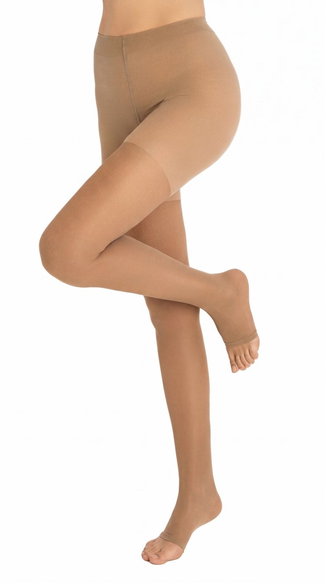 PANI TERESA PREMIUM delicate Rajstopy medyczne uciskowe CCL 1 - TRANSPARENTNE