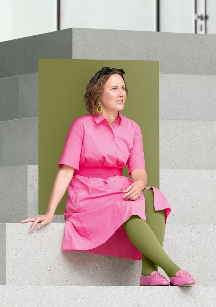 JUZO INSPIRATION Rajstopy uciskowe I stopnia kompresji  (18-21mmHg) KOLORY SEZONOWE