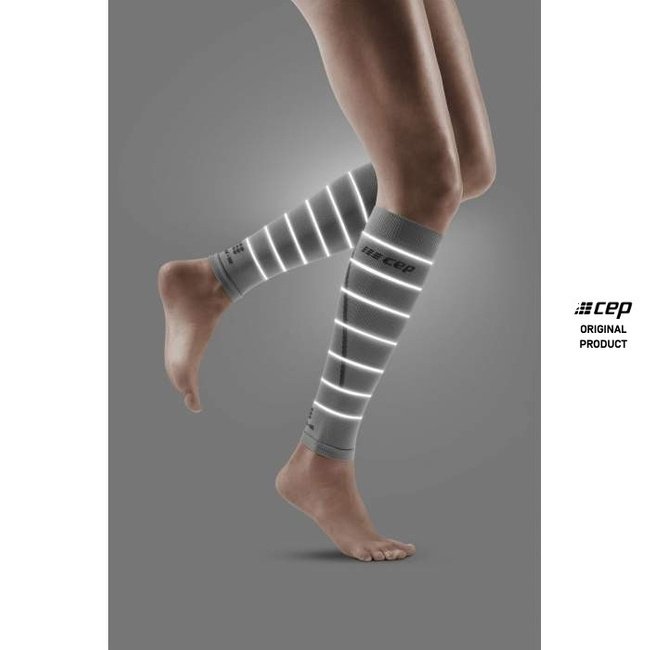 CEP Opaski kompresyjne odblaskowe REFLECTIVE dla kobiet (20-30mmHg)