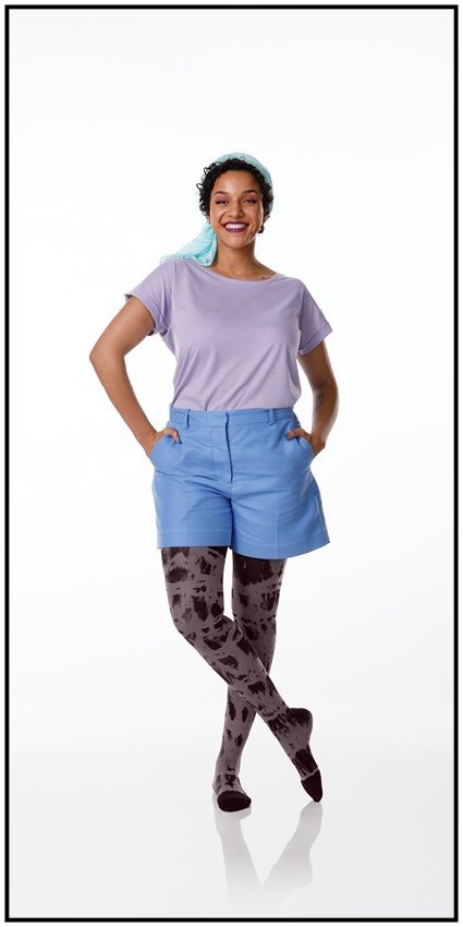 JUZO INSPIRATION Pończochy samonośne uciskowe I stopnia kompresji  (18-21mmHg) BATIK Collection