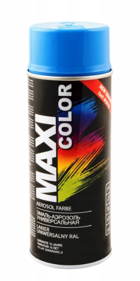 Maxi niebieski lakier farba spray RAL 5015 emalia uniwersalna 400 ml 