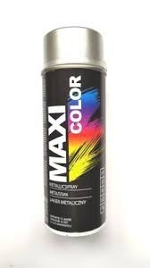 Lakier Maxi Color farba spray Metalik Srebrny