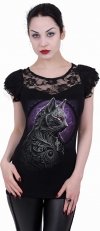 Celtic Whiskers - Lace Sleeve Top - Spiral