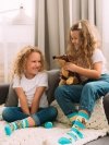 Dogs & Stripes - Junior Socks - Good Mood