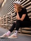 Pink Dalmatians - Socks Good Mood
