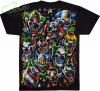 Colored Clowns Black - Liquid Blue