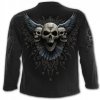 Raven Skull - Longsleeve Spiral