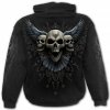 Raven Skull - Mikina -Spiral