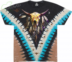 Bison Skull - Liquid Blue