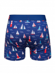 Lifghthouse & Sailboats - Mens Fitted Trunks