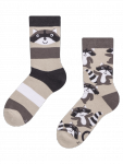 Happy Racoon - Warm Junior Socks - Good Mood