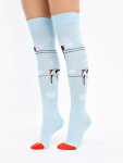 Swallow Birds- Knee Socks Good Mood