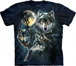 Moon Wolves Collage - The Mountain