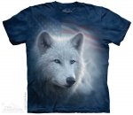 Patriotic White Wolf - The Mountain
