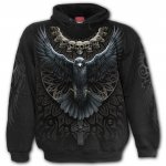 Raven Skull - Mikina -Spiral