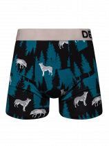 Moon Wolf - Mens Fitted Trunks - Good Mood