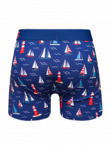 Lifghthouse & Sailboats - Mens Fitted Trunks