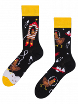 Chicken Astronaut- Socks Good Mood
