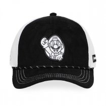 Czapka Super Mario Trucker BW - Capslab