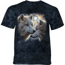 Moonlit Mates Wolf - The Mountain