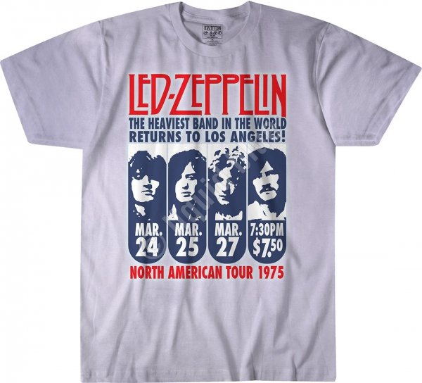 Led Zeppelin LA 1975 - Liquid Blue