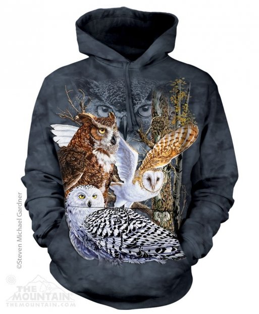 Find 11 Owls - Mikina The Mountain