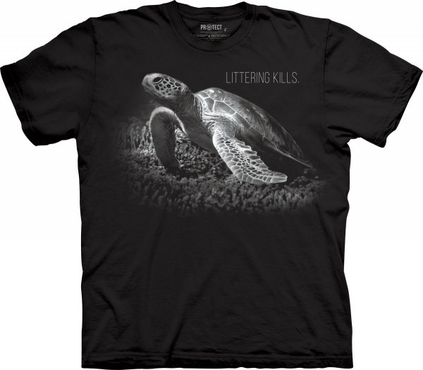 Turtle Littering Kills Protect - The Mountain