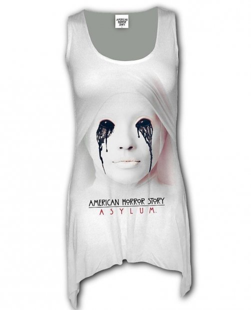 Asylum - White Nun - Camisole Dress Spiral