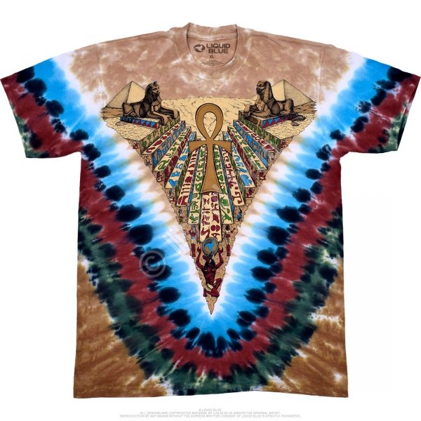 Egyptian Tie-Dye  - Liquid Blue