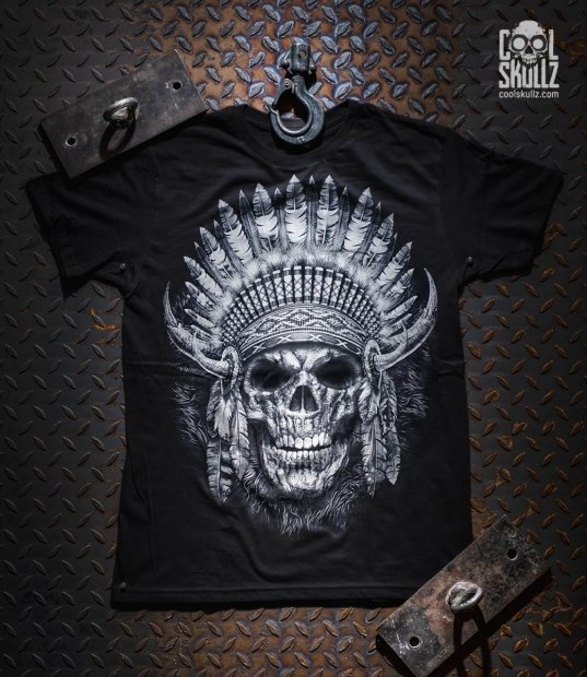 Native American Skull - Cool Skullz