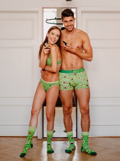 Avokado Love - Mens Fitted Trunks - Good Mood