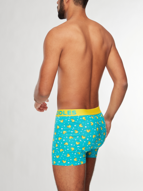 Captain Ducks - Mens Fitted Trunks - Good Mood